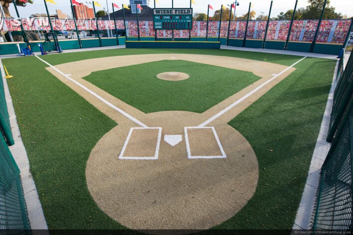 SYNLawn Nebraska sports agility childrens baseball field diamond playground